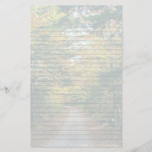 Papelería Estacionamiento estacional de árboles caídos (Anverso)