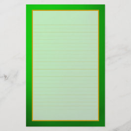 Papelería Estacionamiento fino de esmeralda verde