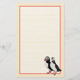 Papelería Estacionamiento fino del par Puffin