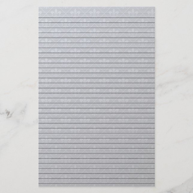 Papelería Estacionamiento Fleur de Lys con líneas opcionales (Anverso)