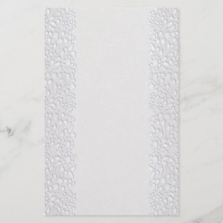 Papelería Estacionamiento Floral Blanco