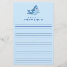 Estacionamiento kawaii de tiburón