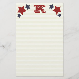 Papelería Estacionamiento Monograma K / Estaciones K inicial