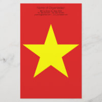 Estacionamiento personalizado con bandera de Vietn