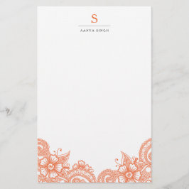 Papelería Estacionamiento Personalizado De Mod Mehandi