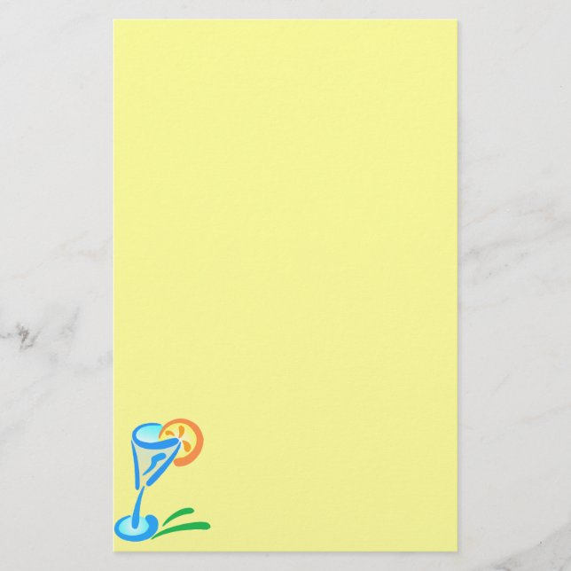 Papelería Estacionamiento personalizado de vidrio de licor (Anverso)