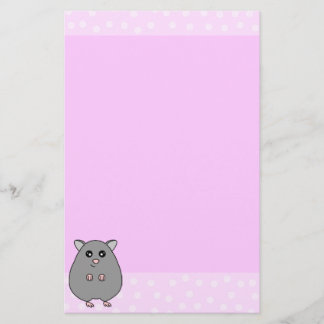 Papelería Estacionamiento rosa de martillo gris Personalizad