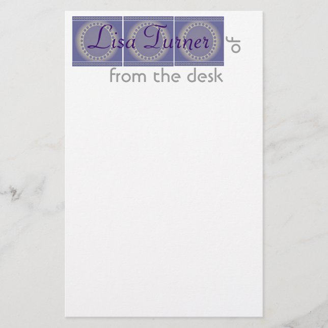 Papelería Estacionario (Anverso)