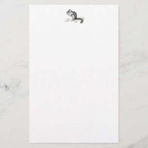 Papelería Estacionario de Chipmunk