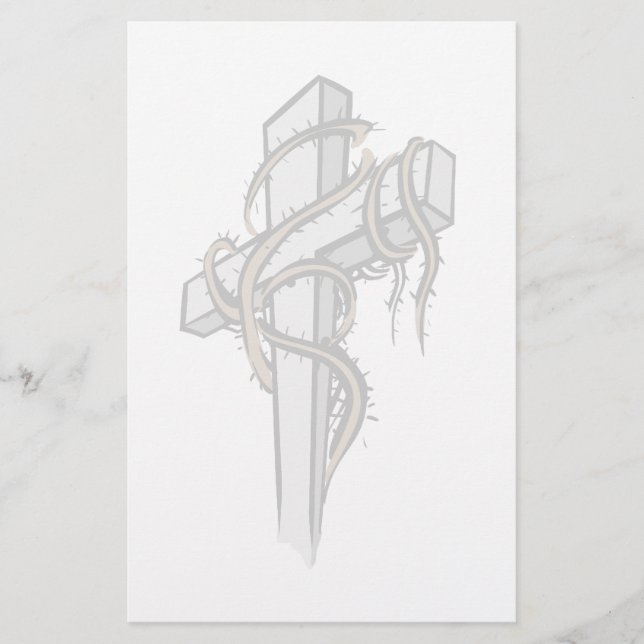 Papelería Estacionario de la Cruz Cristiana (Anverso)