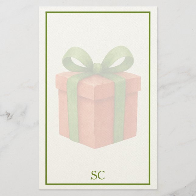 Papelería Estacionario de navidades (Anverso)