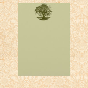 Papelería Estacionario de roble