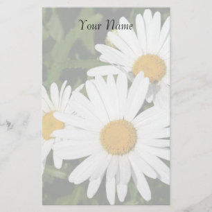 Papelería Estacionario de Shasta Daisies