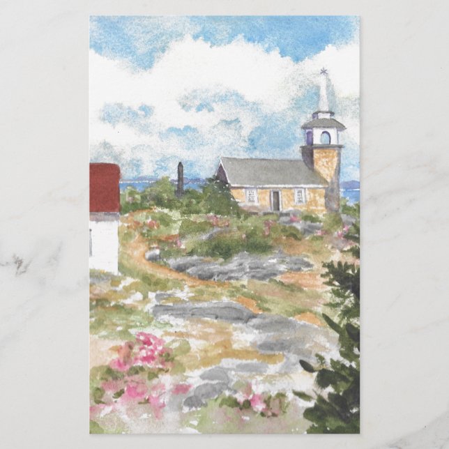 Papelería Estacionario de Star Island (Anverso)