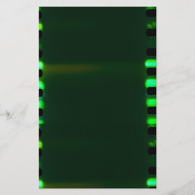 Papelería Estacionario gótico Harlequin Green (Anverso)