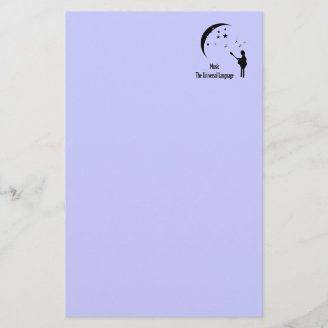 Papelería Estacionario musical (Anverso)