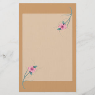 Papelería Estacionario único de Hibiscus