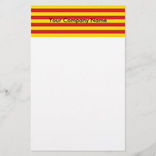 Papelería Estacionería con bandera de Cataluña
