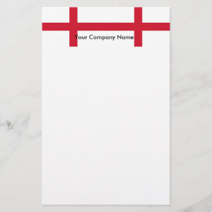 Papelería Estacionería con bandera de Inglaterra
