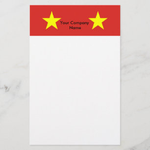 Papelería Estacionería con bandera de Vietnam