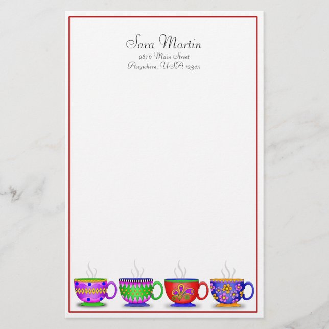 Papelería Estacionería de la Copa del Café, (Anverso)