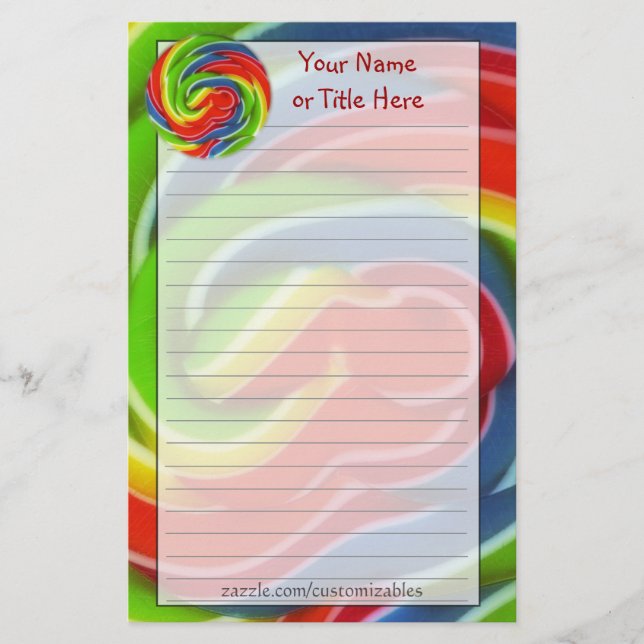 Papelería Estacionería de pop rápida (Anverso)