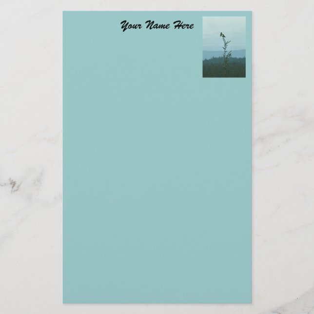 Papelería Estacionería - Top of the World (azul) (Anverso)