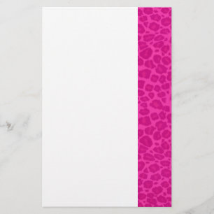 Papelería Estampado leopardo de las rosas fuertes del Punky
