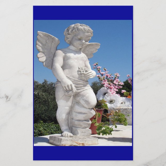 Papelería Estatua de Ángel (Anverso)