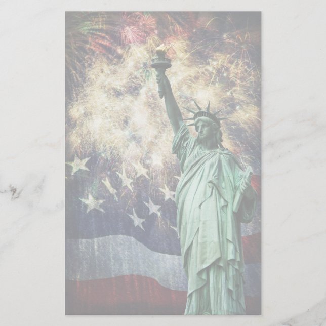 Papelería Estatua de la Libertad (Anverso)