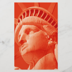 Papelería Estatua Roja de la Libertad