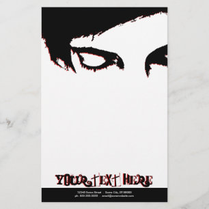 Papelería estilo emo