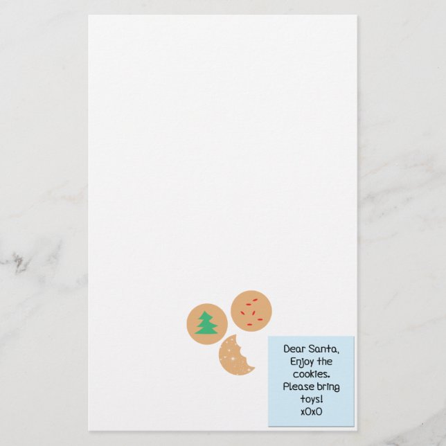 Papelería Estimado Papá Noel - Por Favor Traiga Juguetes (Anverso)