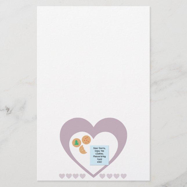 Papelería Estimado Papá Noel - Por Favor Traiga Juguetes (Anverso)