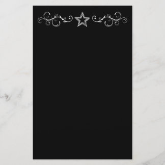 Papelería +{ Estrella decorativa }+ Negro