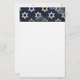 Papelería Estrella múltiple Happy Hanukkah de SlipperyJoe de