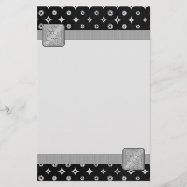 Papelería Estrella plateada (Anverso)