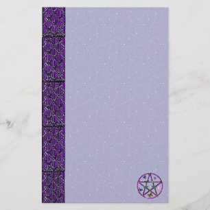 Papelería Estrella y mariposas de Wiccan