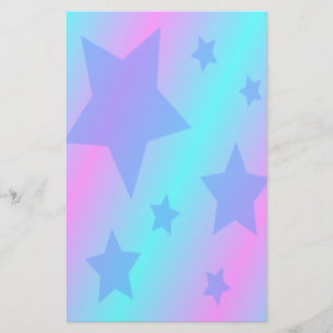 Papelería Estrellas azules lindas