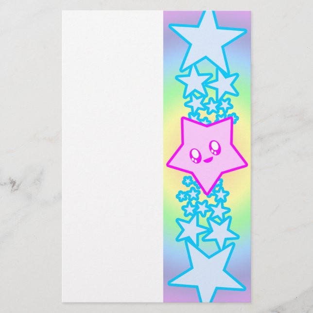 PAPELERÍA ESTRELLAS KAWAII EXPLOSIÓN DIVERTIDA (Anverso)