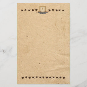 Papelería Estrellas y efectos de escritorio oxidados de la