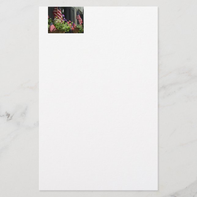 Papelería Estrellas y rayas (Anverso)