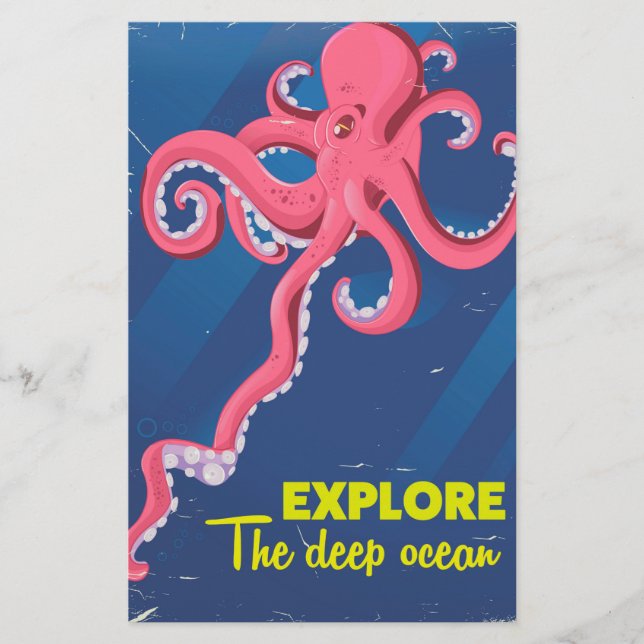 Papelería Explorar el océano profundo (Anverso)