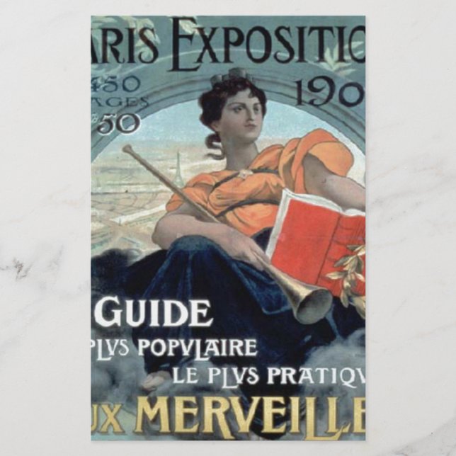 Papelería Exposición de París 1902 a. C. (Anverso)