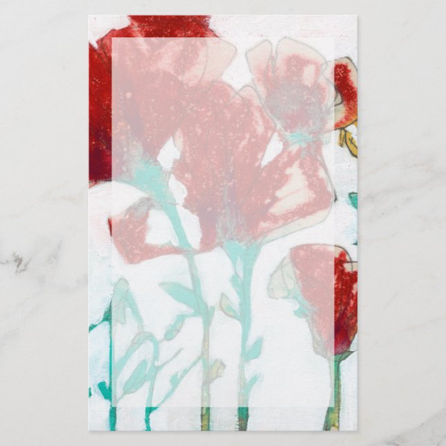 Papelería Expresión de flor II (Anverso)