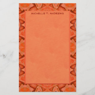 Papelería extracto del naranja