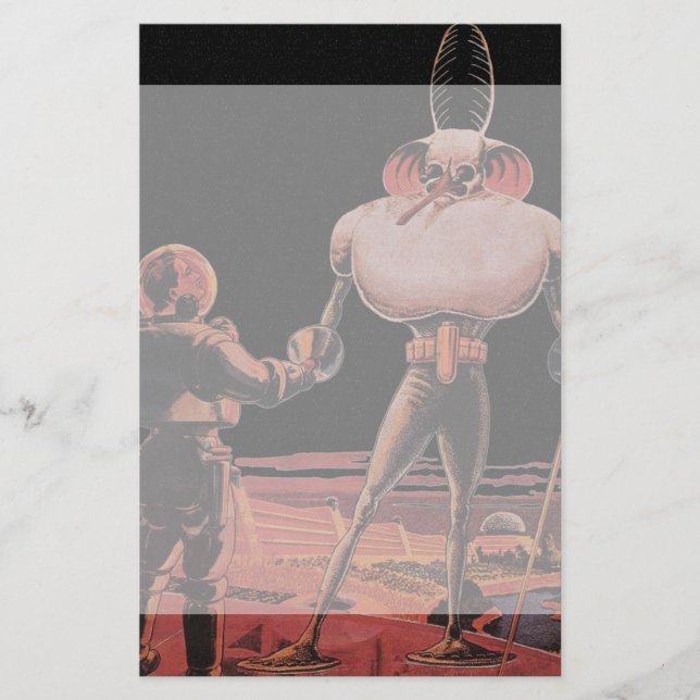 Papelería Extranjero de la mano de la sacudida del (Anverso)