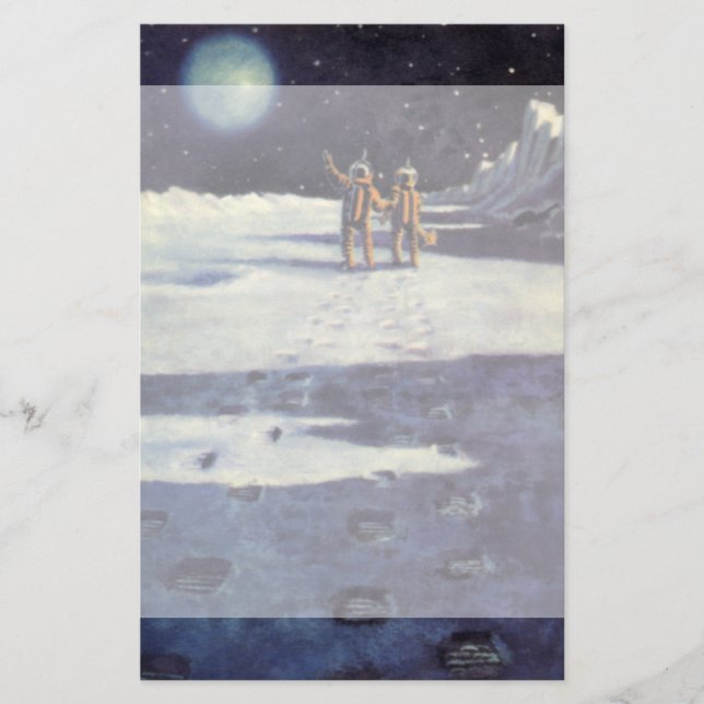 Papelería Extranjeros del astronauta de la ciencia ficción (Anverso)