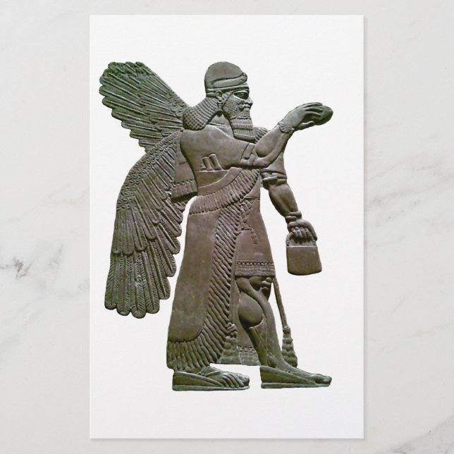 Papelería Extraterrestrial extranjero sumerio antiguo de (Anverso)