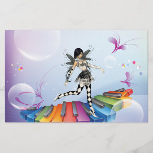 Papelería Faerie Musical Keyboard